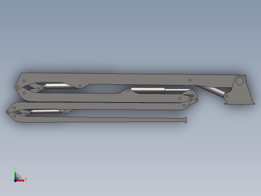 泵车臂架三维最终成品图(1)前视缩略图