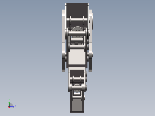 泵车臂架三维最终成品图(1)左视缩略图