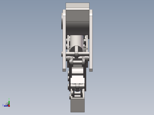 泵车臂架三维最终成品图(1)右视缩略图