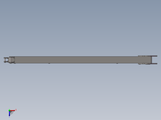 泵车臂架三维最终成品图(1)俯视缩略图