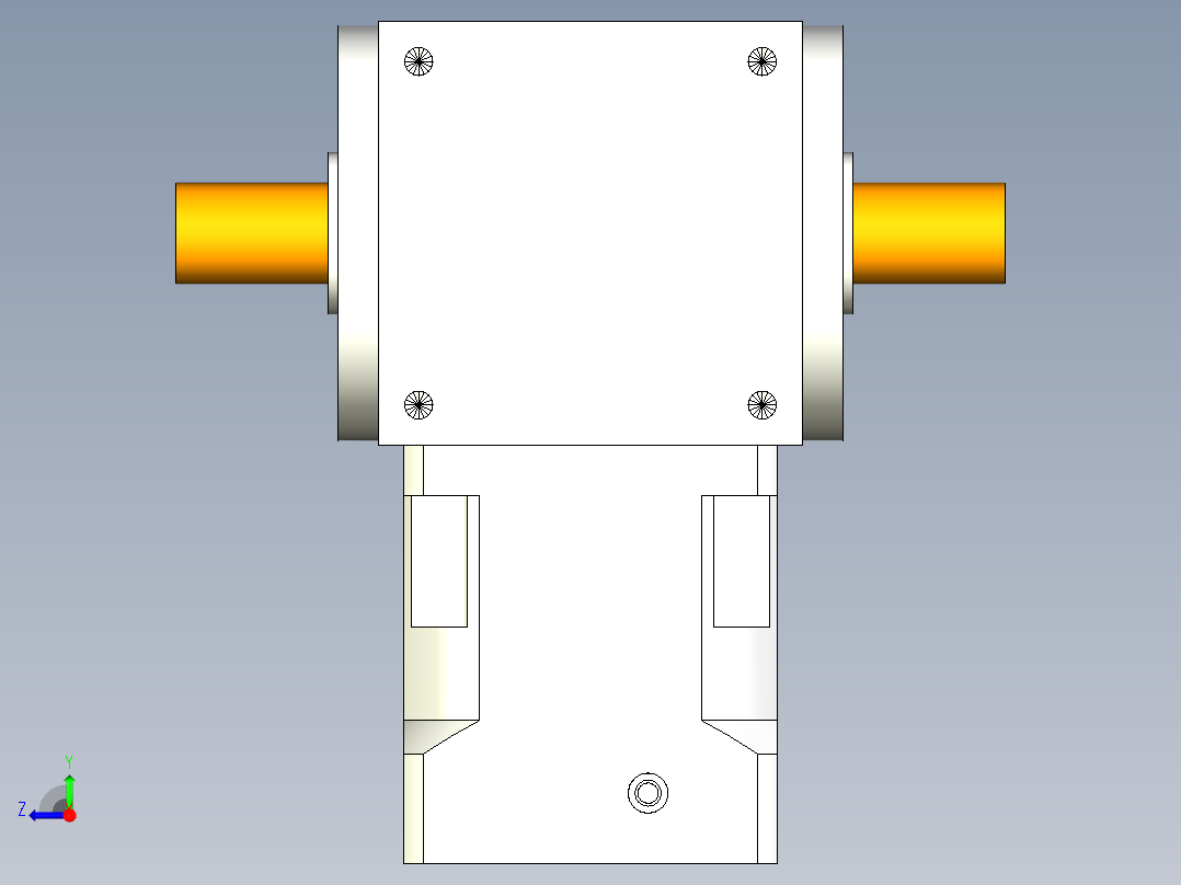 换向器PW210双轴 PLX180-L1 35-114.3-200-M12.stp右视图