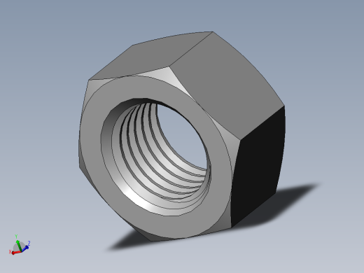 DIN 934 螺母-M22 Nut.SLDPRT