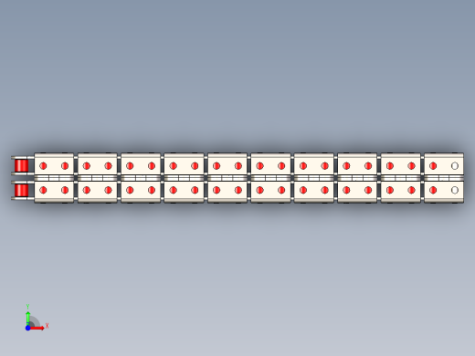 带反向附件的滚子链 ANSI 80---stp前视缩略图