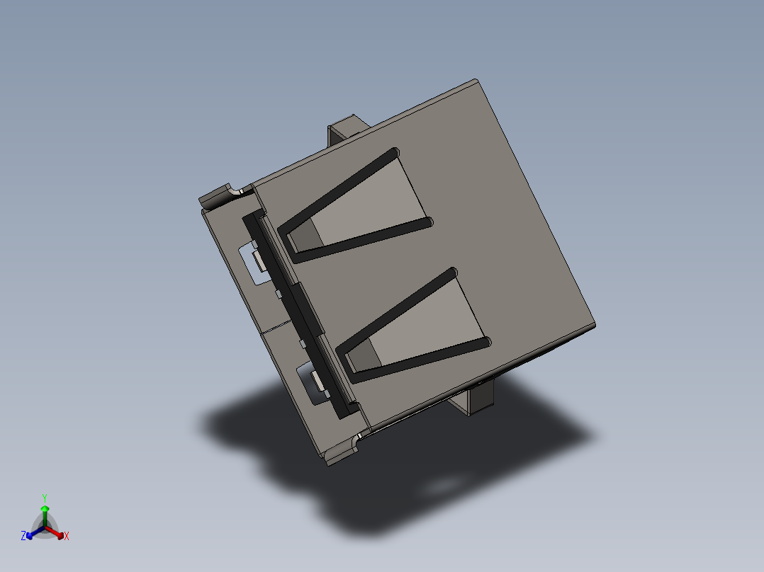 usb 11正等轴测图
