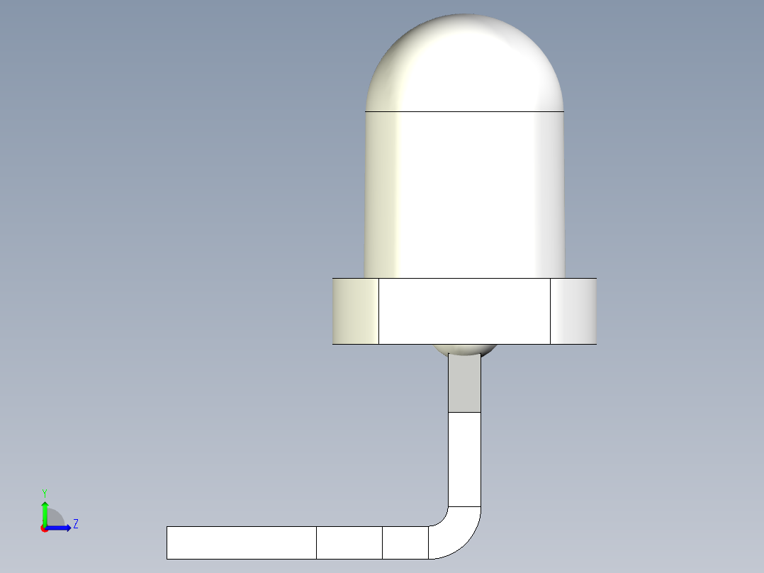 光电元件封装-KING_L-3W-LA左视图
