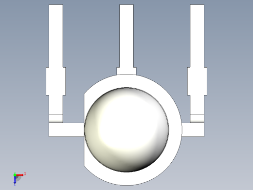 光电元件封装-KING_L-3W-LA俯视缩略图