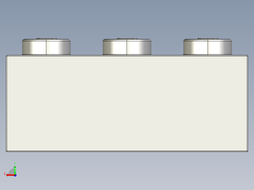 乐高套装 4421基本积木-4211428 - 3622 Medium Stone (Light Bluish) Grey Brick 1 x 3.STEP后视缩略图