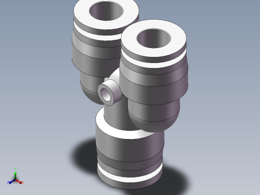 气动接头-Y型三通APYW12-10（12变10）