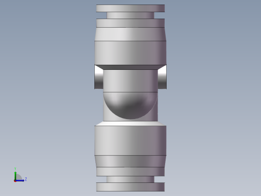 气动接头-Y型三通APYW12-10（12变10）左视缩略图