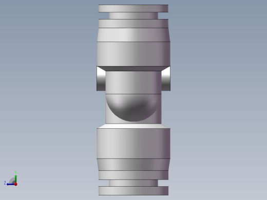 气动接头-Y型三通APYW12-10（12变10）右视缩略图