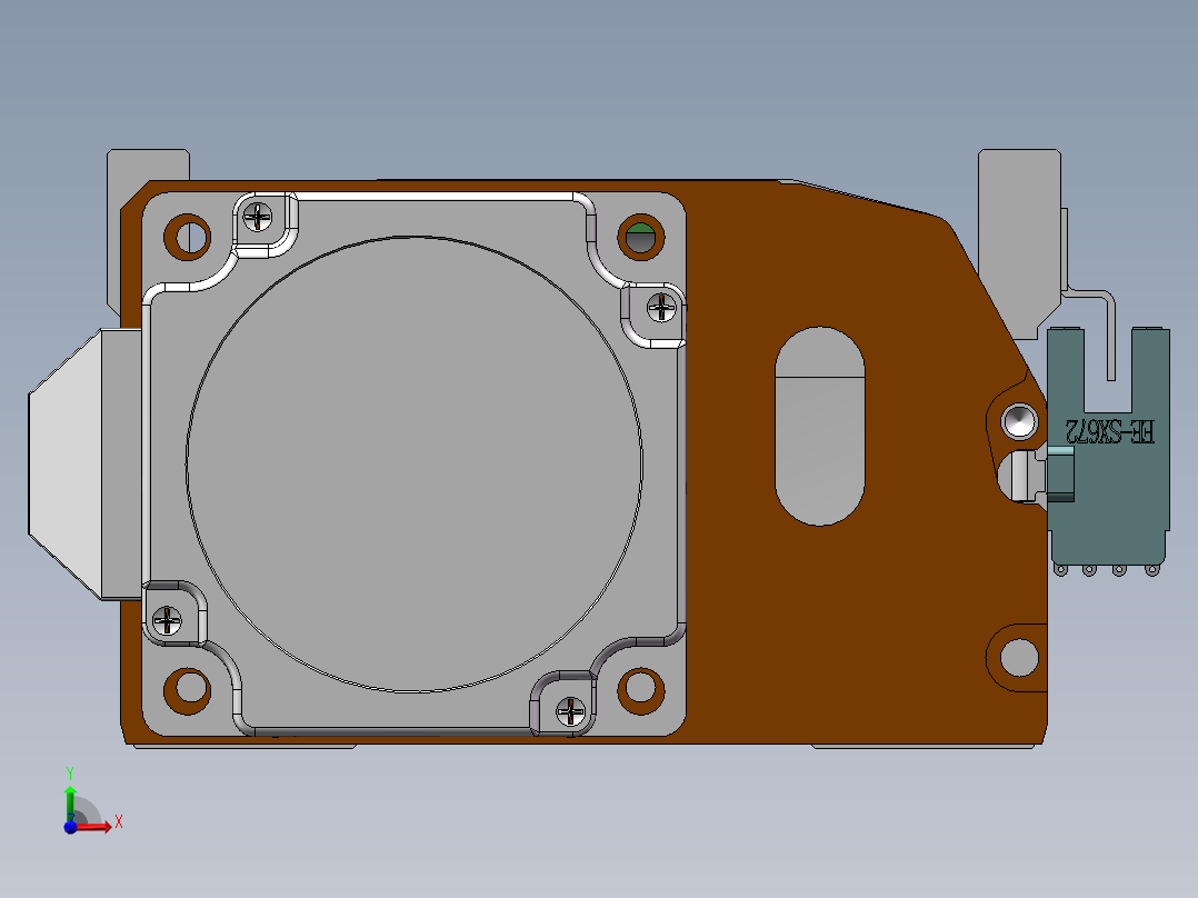 MTH丝杆半封闭模组MTH10-BC-60前视图