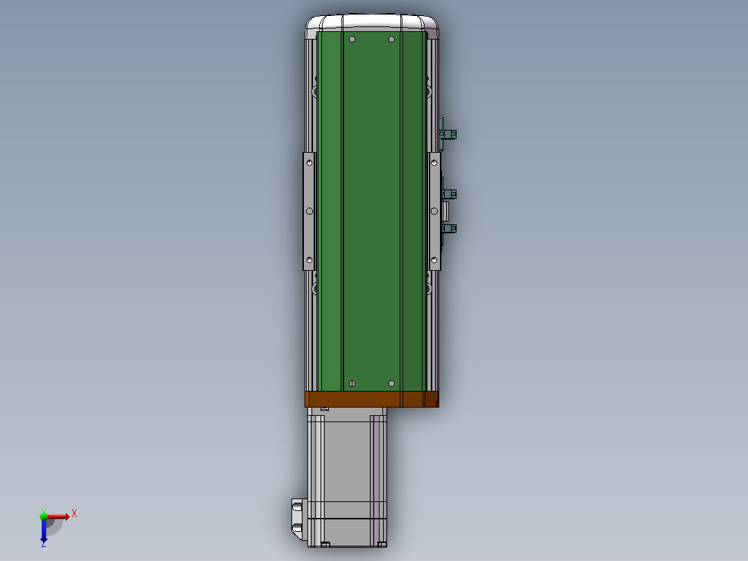 MTH丝杆半封闭模组MTH10-BC-60俯视图