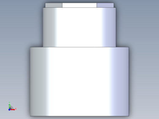 CPVC管件11A-Sch80_ReducerCoupling_SxS_9829-209FB_1.5in x 0.5in前视缩略图
