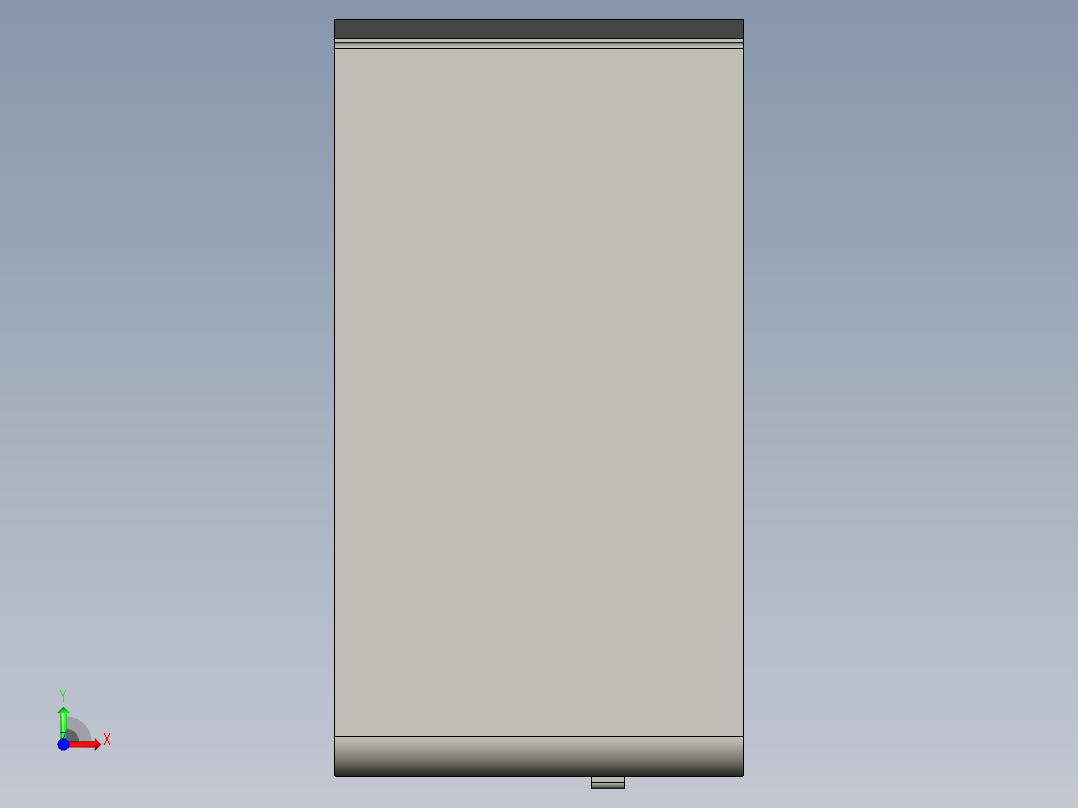 基恩士CV-2600_kc图纸模型前视图