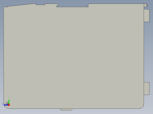 基恩士CV-2600_kc图纸模型右视缩略图