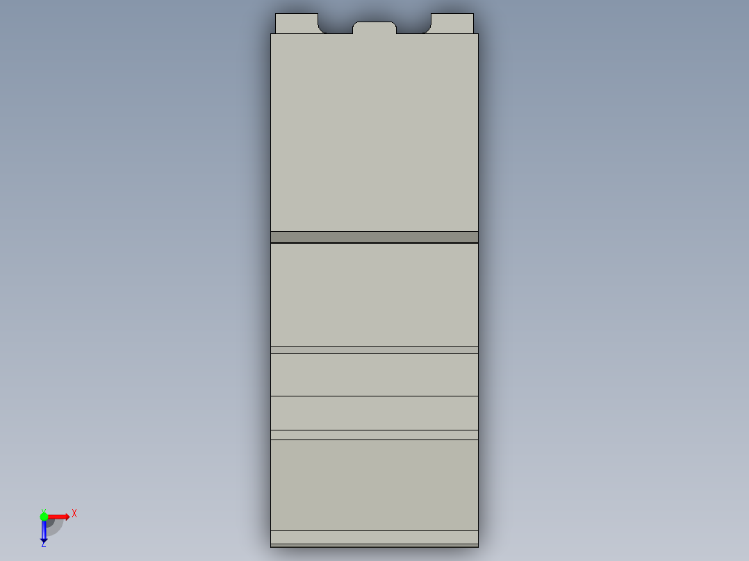 基恩士CV-2600_kc图纸模型俯视图