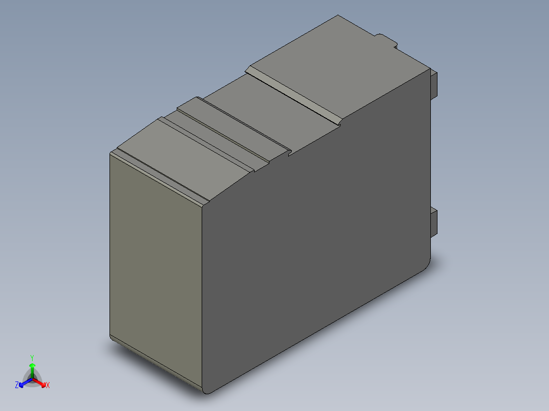 基恩士CV-2600_kc图纸模型正等轴测图