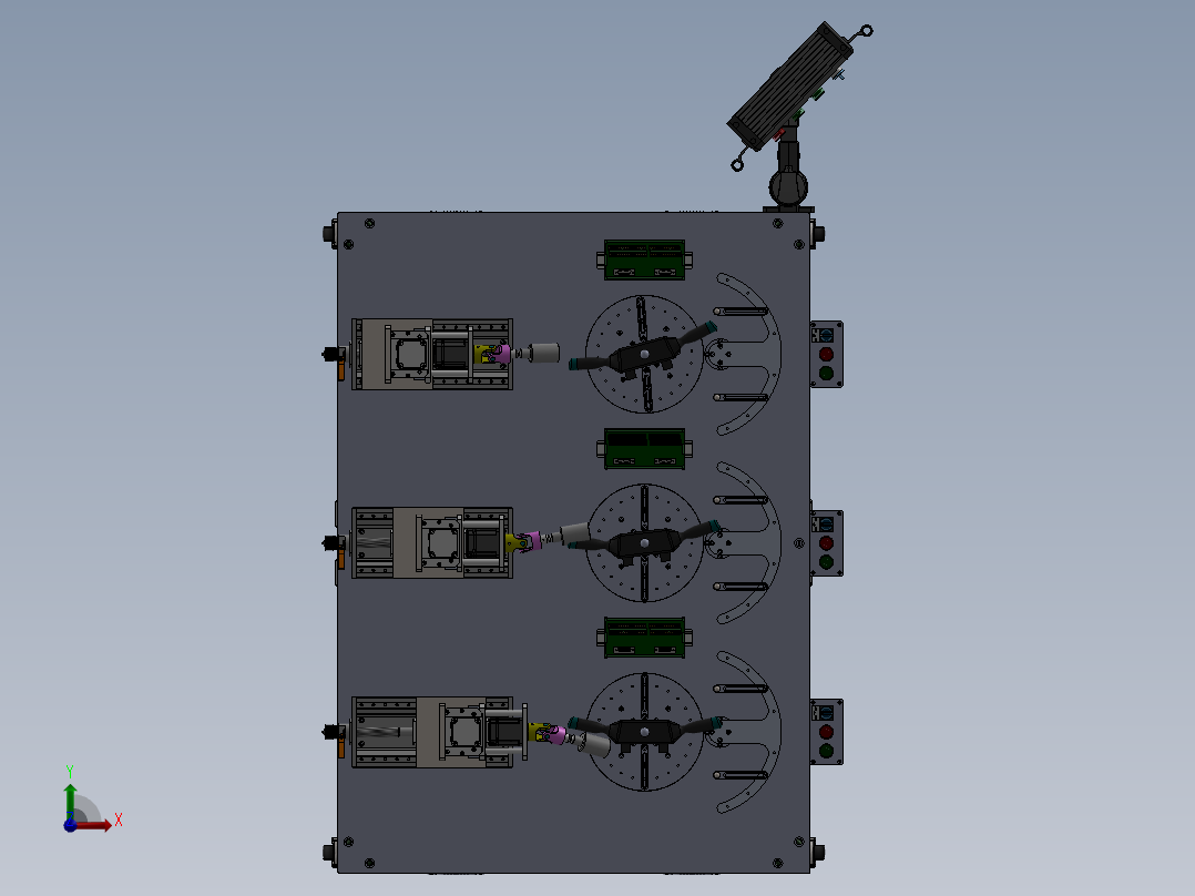 汽车组合开关试验台sw14可编辑前视图