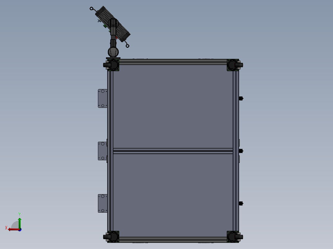 汽车组合开关试验台sw14可编辑后视图