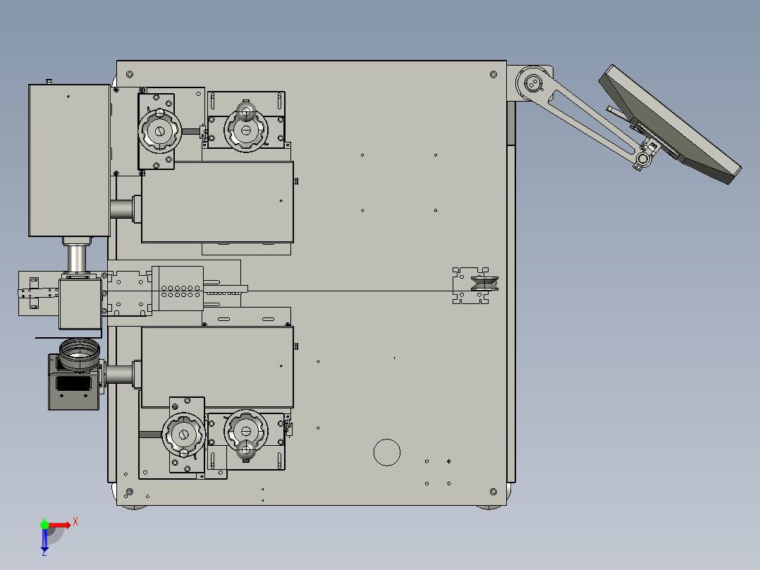 360度紫外激光剥漆 stp俯视图