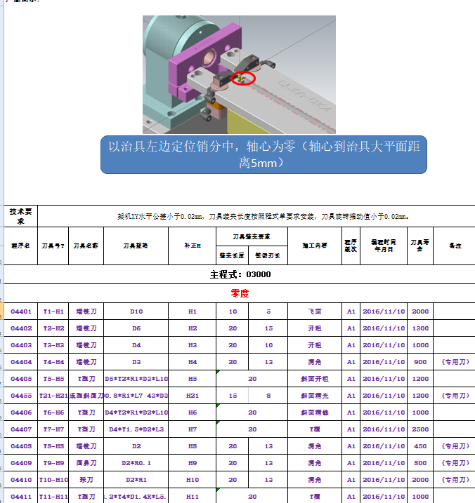 长条铝制工件铣内腔钻孔结构编程模型