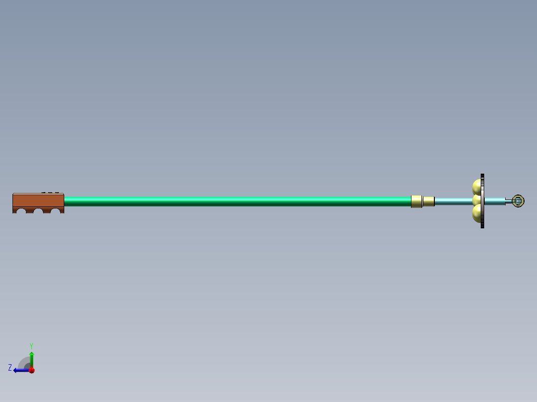 电动清洗外窗玻璃装置右视图