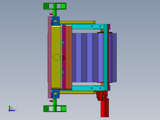 莲藕收获机左视缩略图