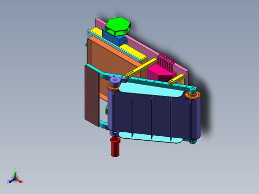 莲藕收获机正等轴测缩略图