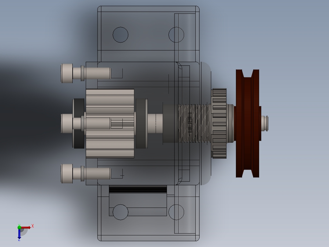 泵、水泵(38)俯视图