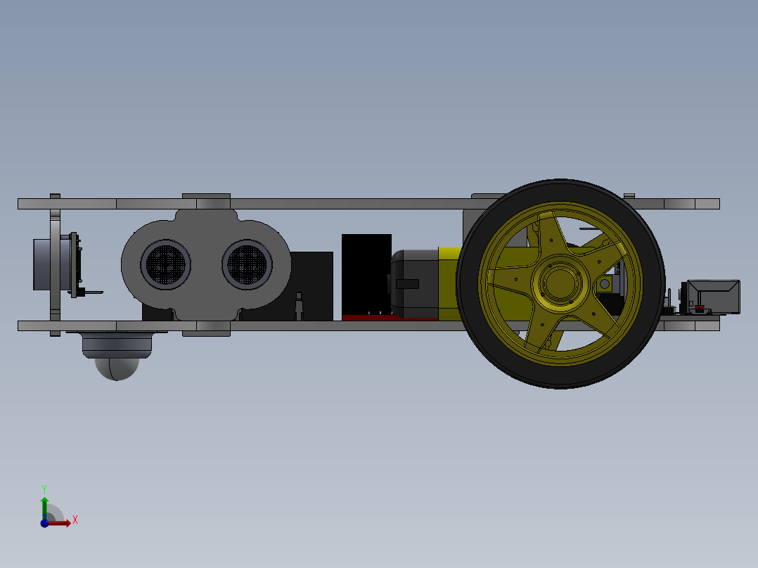AGV小车、AGV(144)前视图