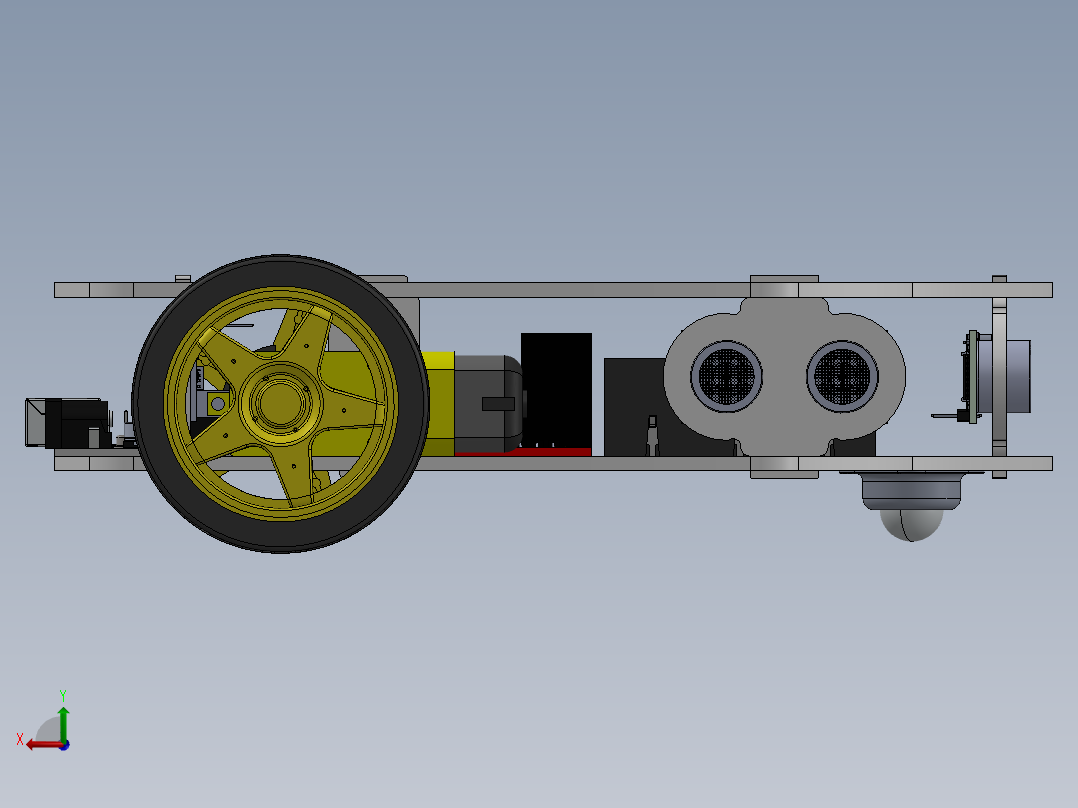 AGV小车、AGV(144)后视图
