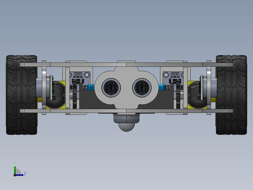 AGV小车、AGV(144)左视图