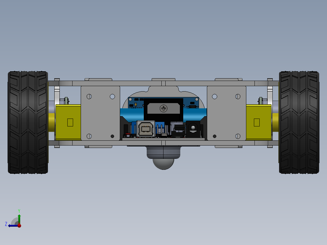 AGV小车、AGV(144)右视图