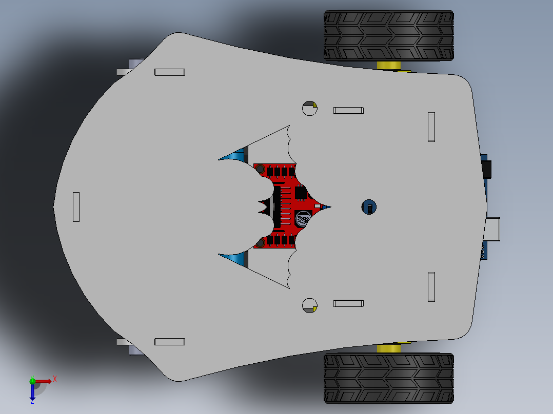 AGV小车、AGV(144)俯视图