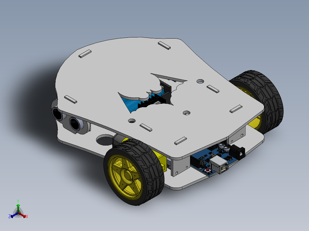 AGV小车、AGV(144)正等轴测图