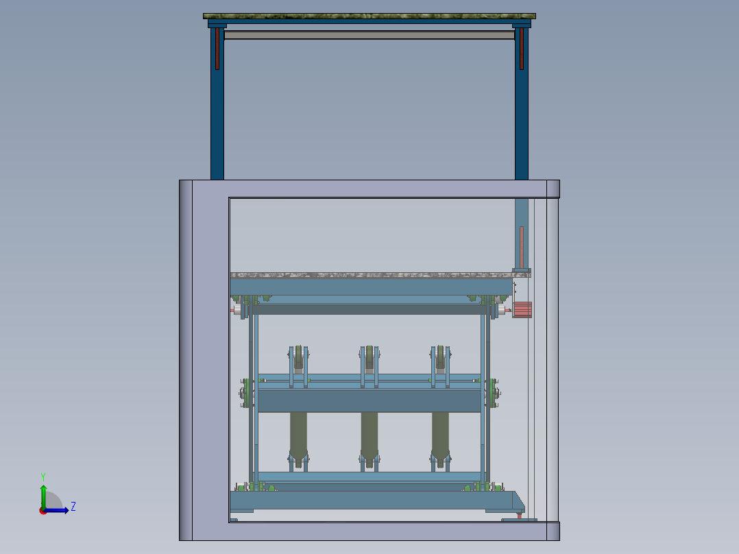 剪叉式升降机 、升降机(81)左视图