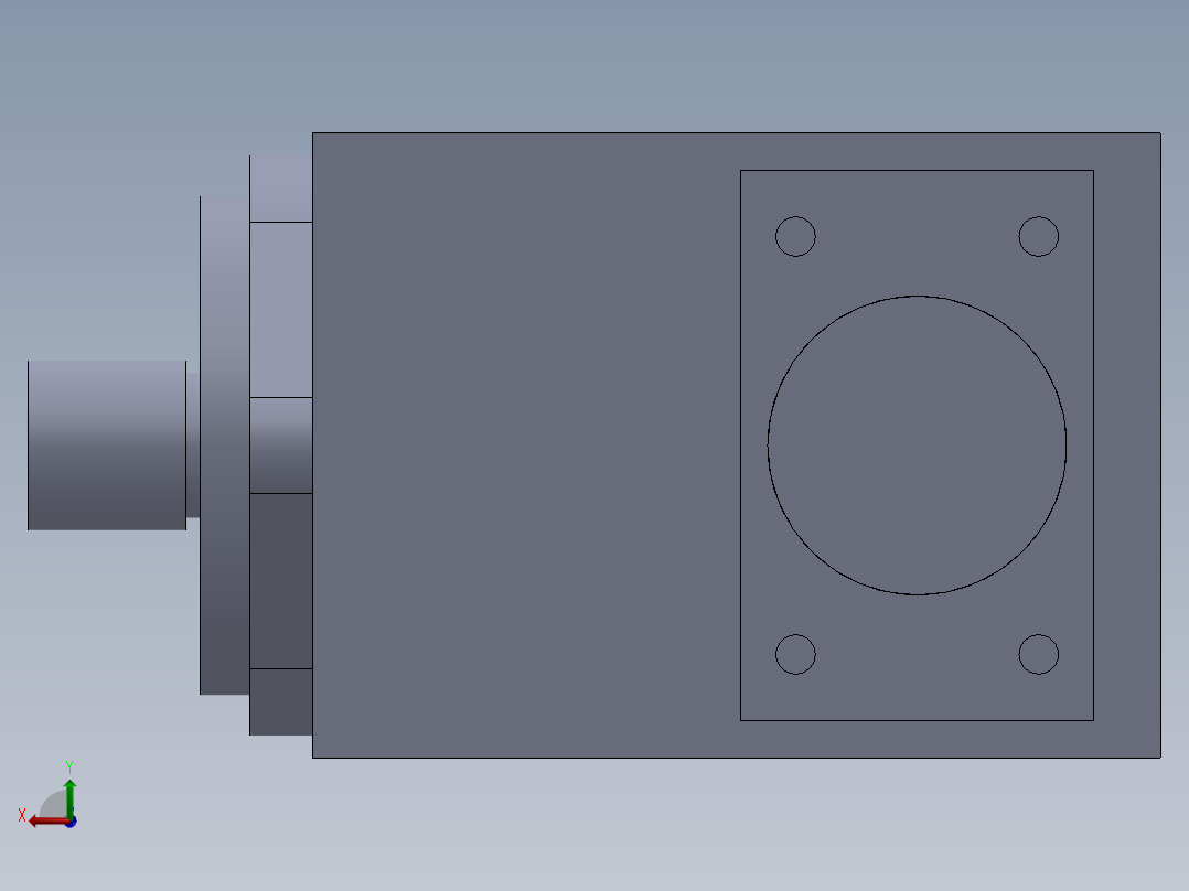 液压泵 - 45VQ后视图