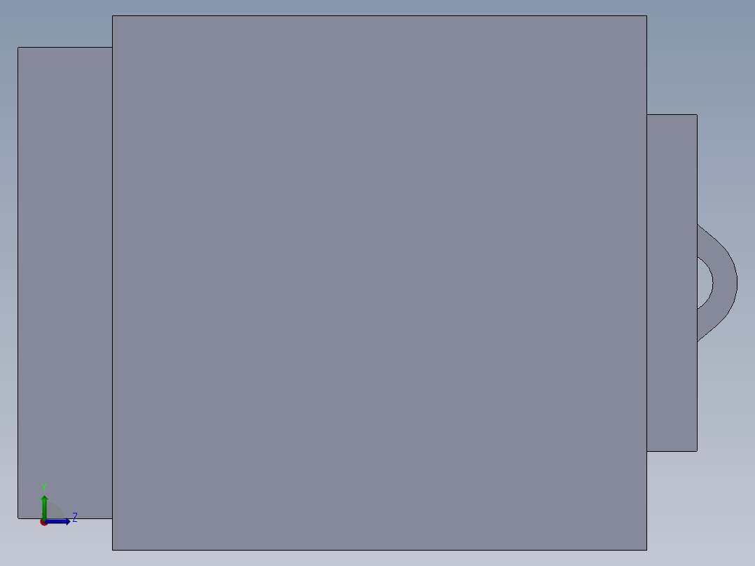 液压泵 - 45VQ左视图