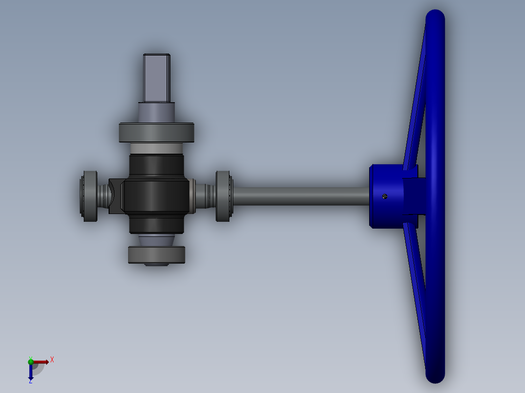 蜗轮蜗杆(20)俯视图