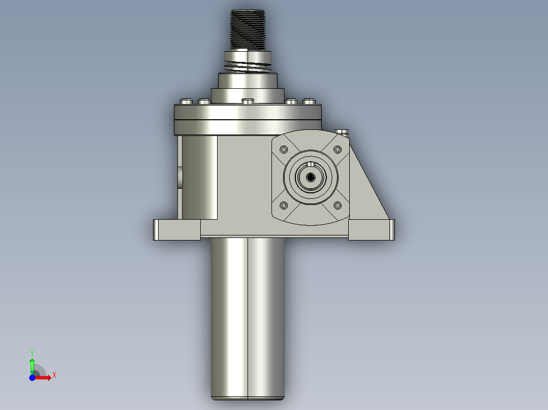WSH蜗轮蜗杆升降机_WSH_10T_A_S_AR_P前视图