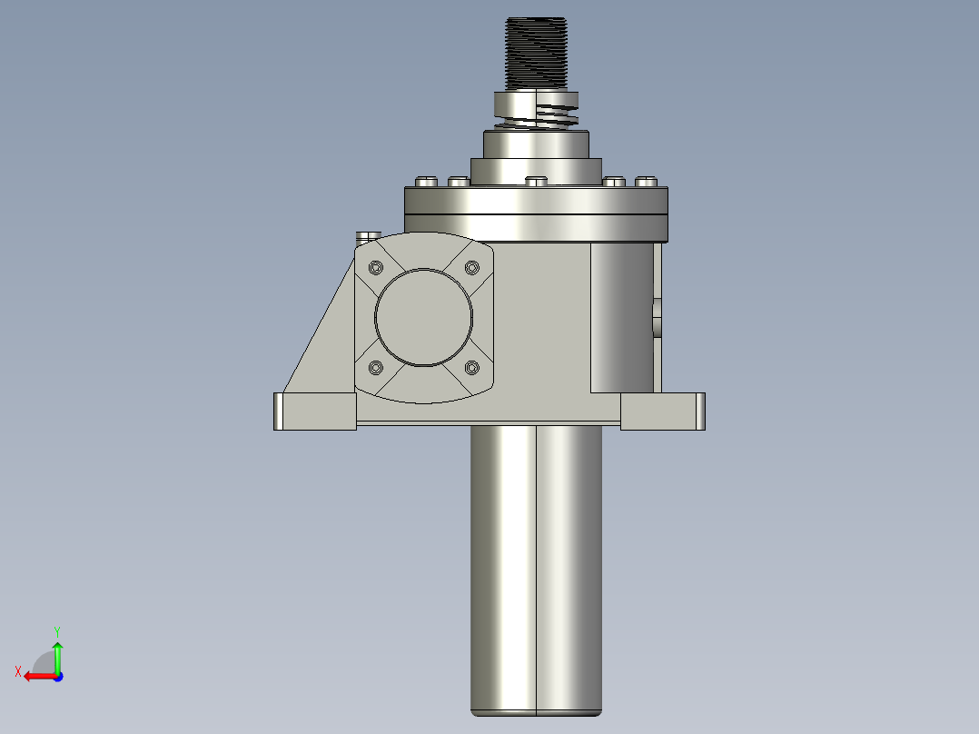 WSH蜗轮蜗杆升降机_WSH_10T_A_S_AR_P后视图