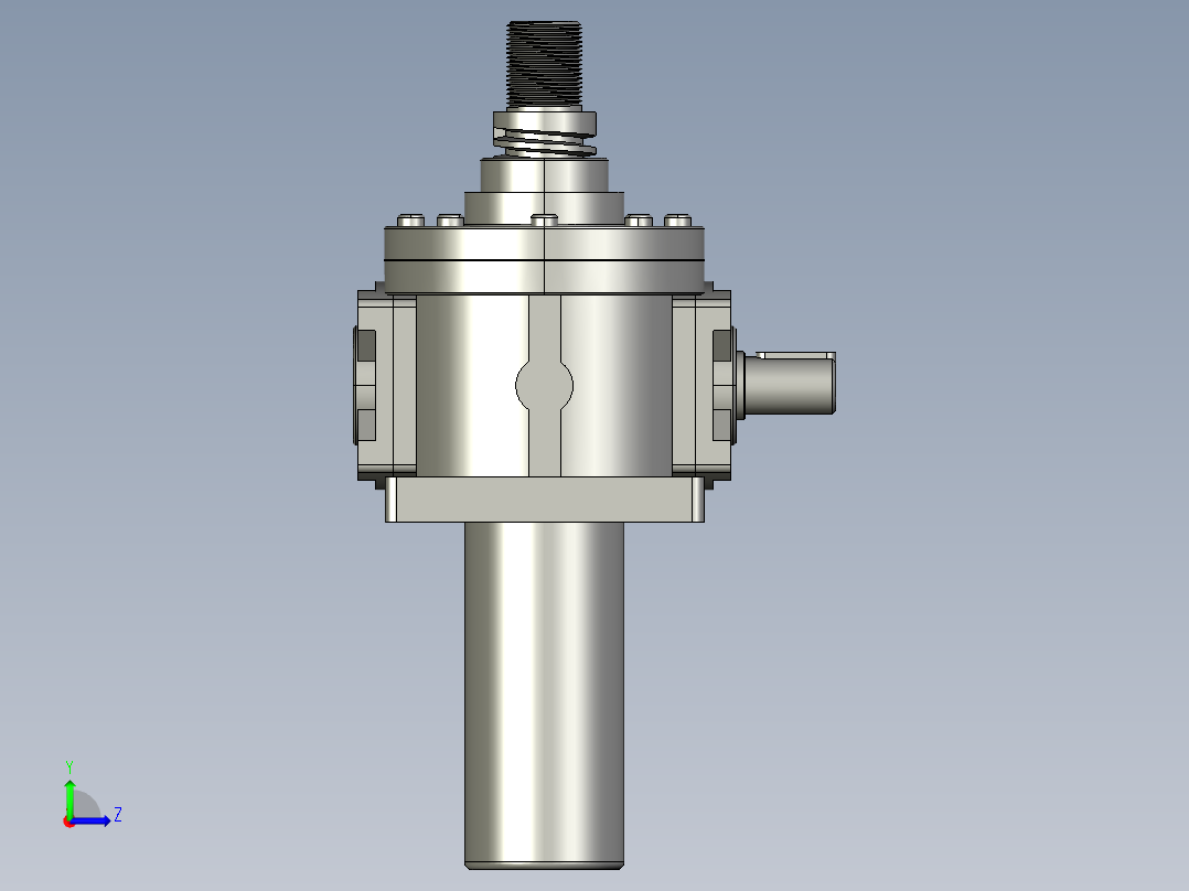 WSH蜗轮蜗杆升降机_WSH_10T_A_S_AR_P左视图