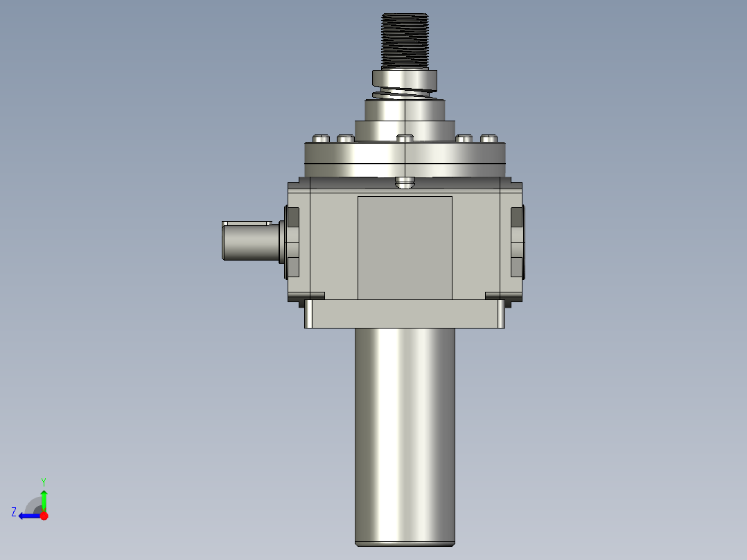 WSH蜗轮蜗杆升降机_WSH_10T_A_S_AR_P右视图