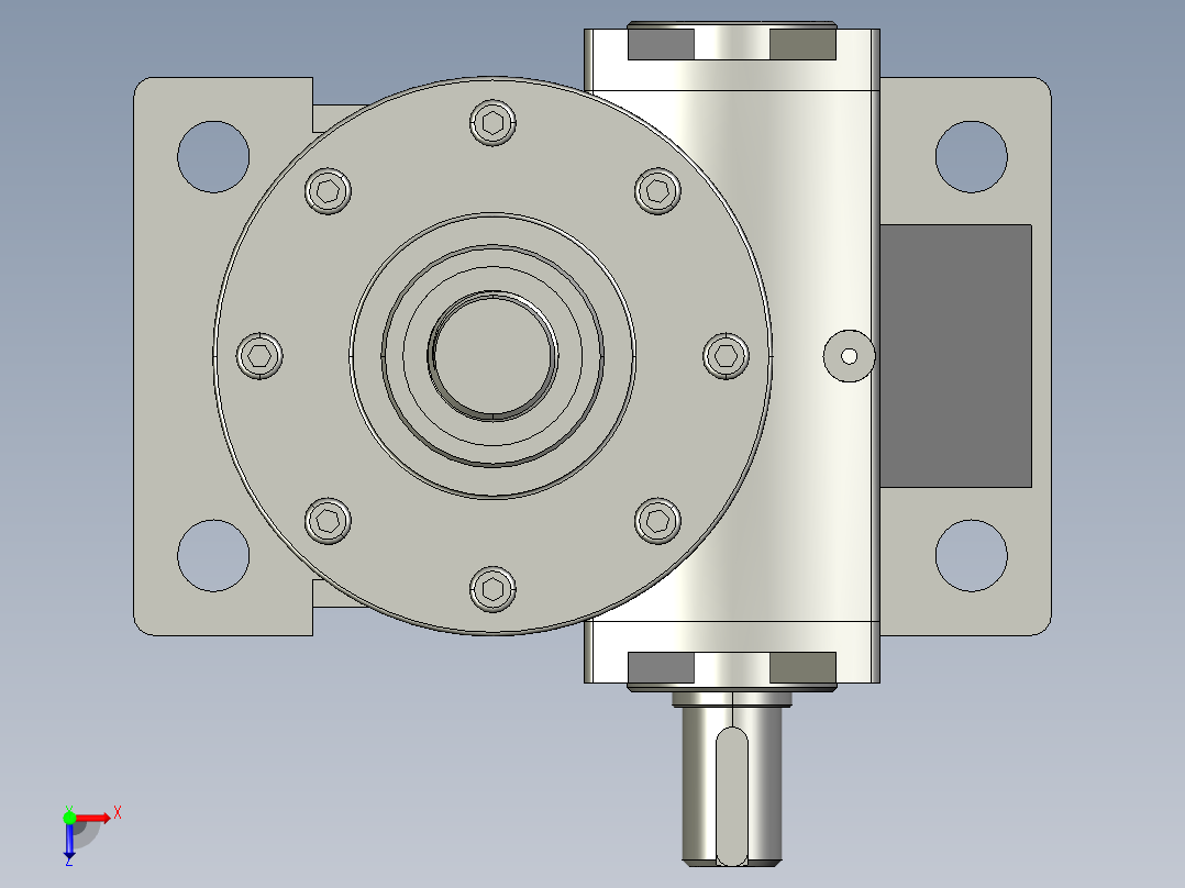 WSH蜗轮蜗杆升降机_WSH_10T_A_S_AR_P俯视图