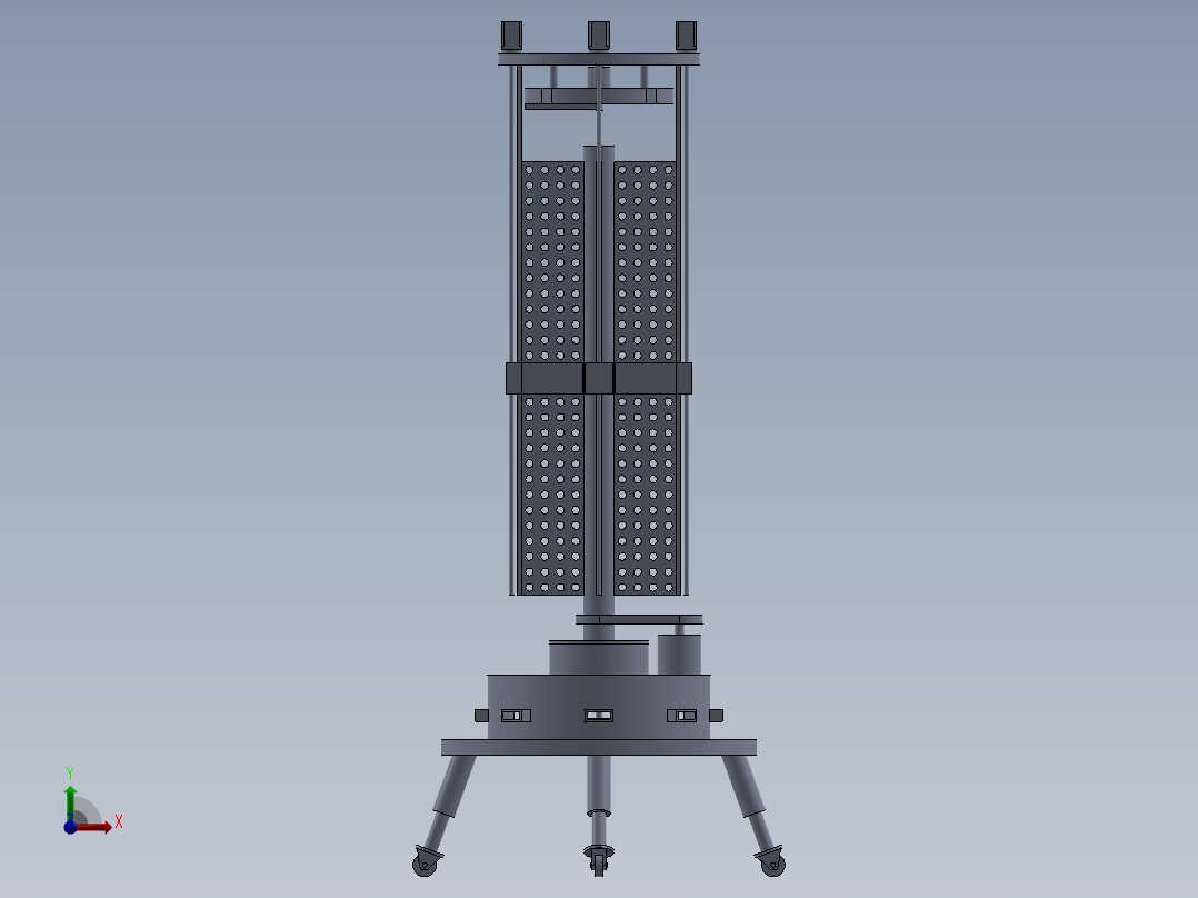 潜移磁吸机器人前视图