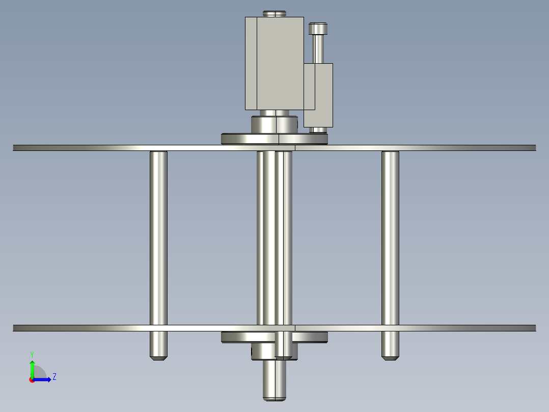 放线盘总图左视图