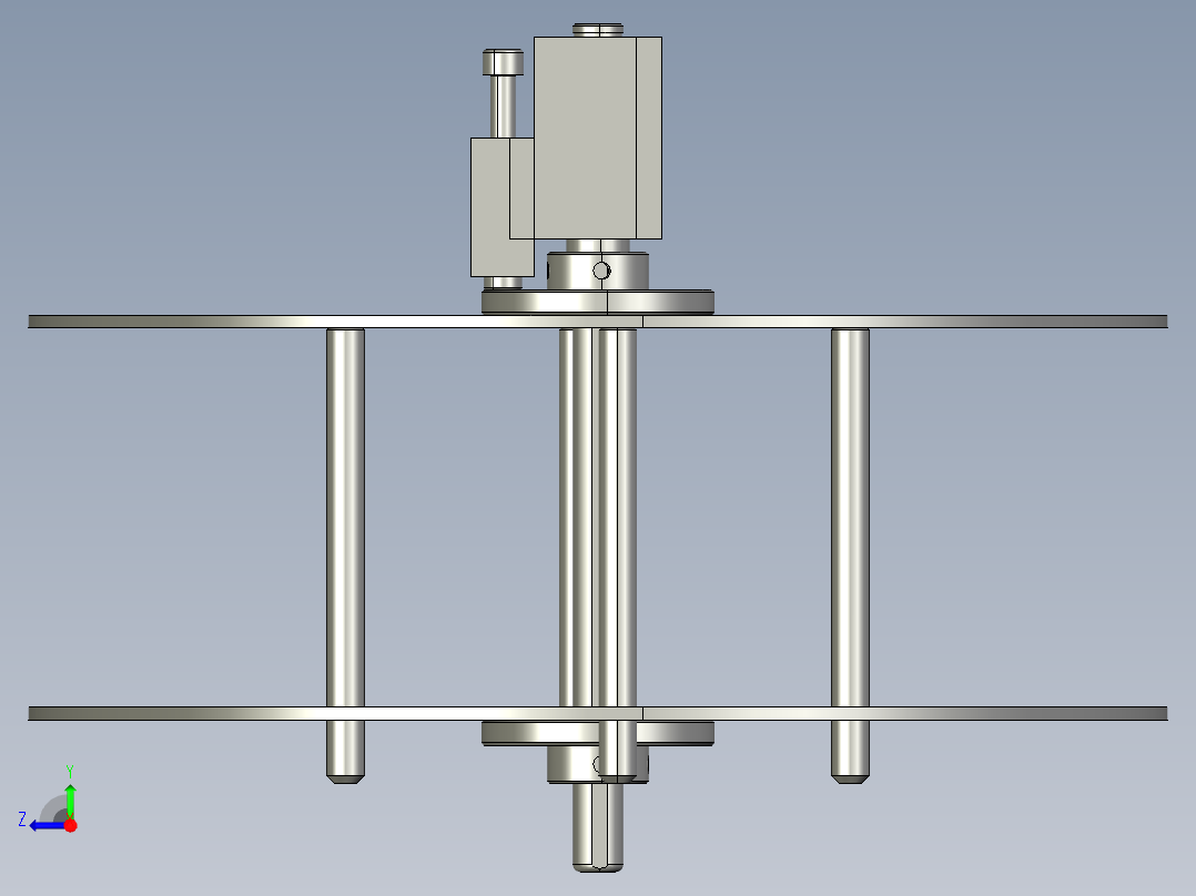 放线盘总图右视图