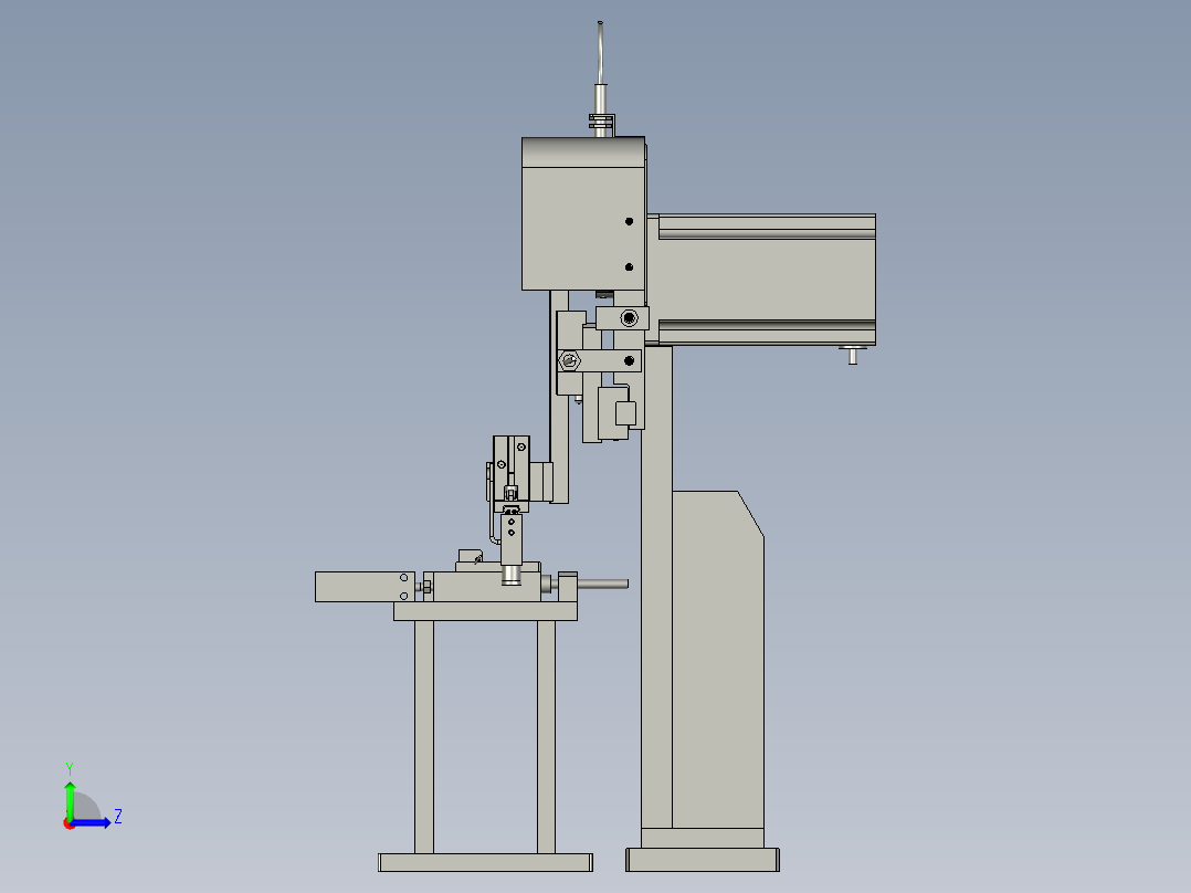 4悬臂进料机构-40行程活塞左视图
