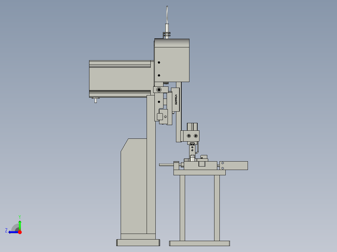 4悬臂进料机构-40行程活塞右视图