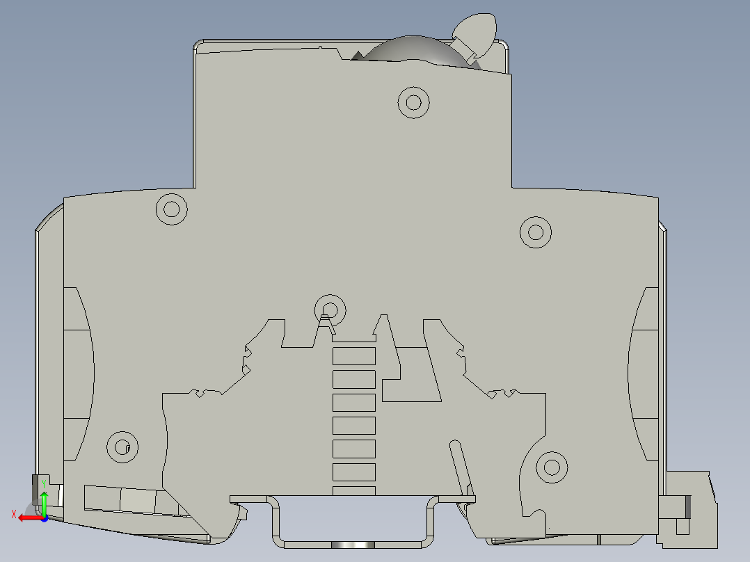 防雷组件后视图